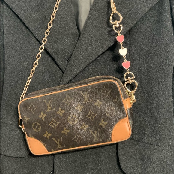LOUIS VUITTON CLUTCH BAG 2WAYS ✅AUTHENTIC - Picture 5 of 12